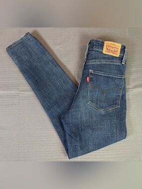 Levi’s 721 High Rise Skinny Jeans Women’s 26 Blue Stretch Denim